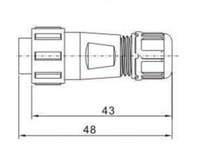 XY - CC130 - 2P - I - Circular Connectors - XY - CC130 CAP LEKER XY - CC132 - 2S LEKER XY - CC131 - 2S - I LEKER XY - CC131/132 CAP