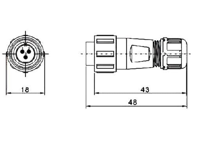 XY - CC130 - 3S - I - Circular Connectors -