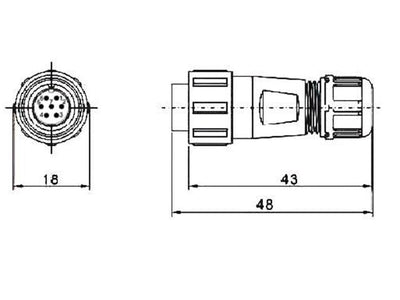 XY - CC130 - 7S - II - Circular Connectors -