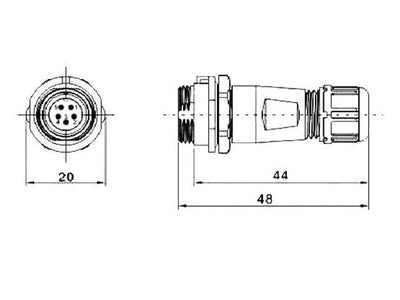 XY - CC131 - 5P - I - C - Circular Connectors -
