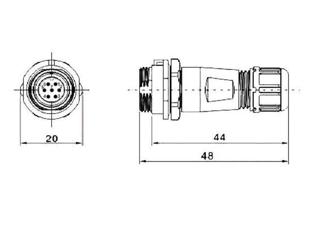 XY - CC131 - 7S - II - Circular Connectors -
