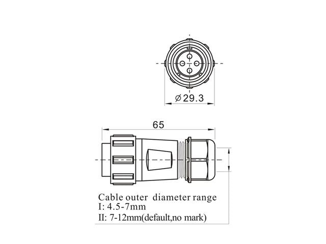 XY - CC210 - 4P - I - 1N - Circular Connectors -
