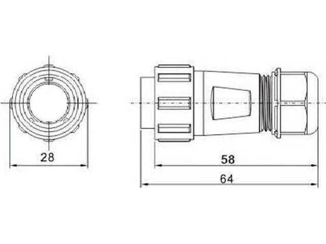 XY - CC210 - 5AP - I - 1N - Circular Connectors -