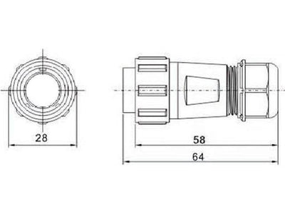 XY - CC210 - 5AP - I - 1N - Circular Connectors -
