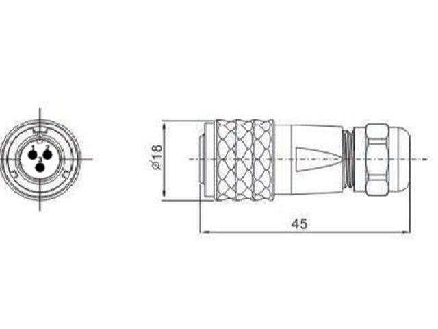 XY - CCM210 - 3S - Circular Connectors -