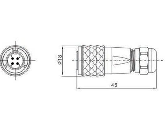 XY - CCM210 - 4S - Circular Connectors -