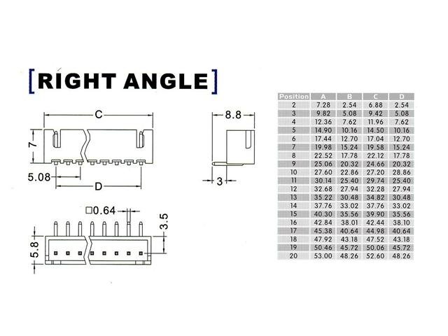 XY136 - 12RT - PCB Connectors -