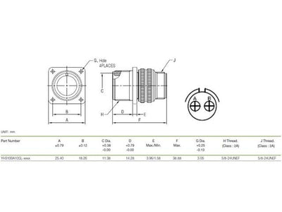 XY3100A - 10SL - 4P - MIL - Spec / MIL - Type -