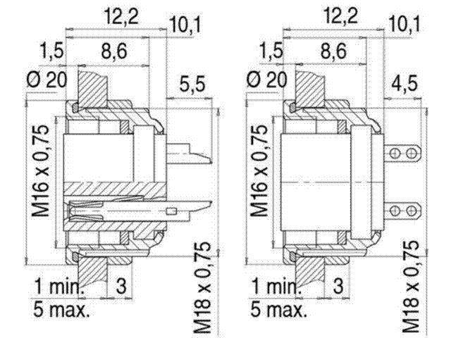 09-0128-00-07 - Circular Connectors -