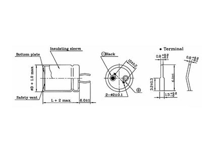 10000UF 63VR ELP - Capacitors -
