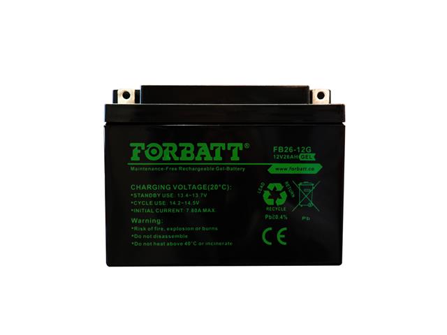 BATT 12V26G FBT - Batteries -