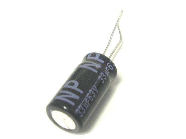 33UF 63VRNP - Capacitors -