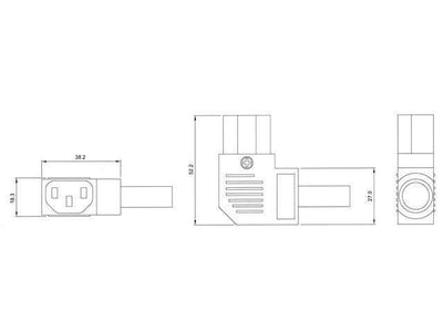 4100-90DEG - Power Connectors -