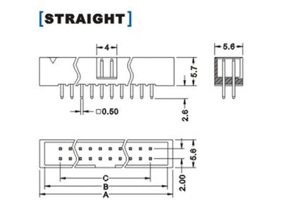 616140 - PCB Connectors -