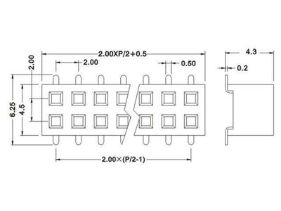 628400 - PCB Connectors -