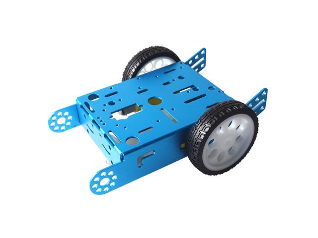 HKD CHASSIS 2WD KIT ALUM BLUE - Robot Chassis -