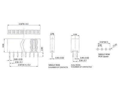 705340 - PCB Connectors -