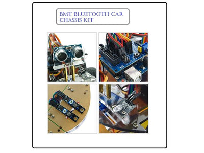 BMT BLUETOOTH CAR CHASSIS KIT - Robot Kit -