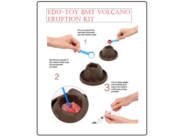 EDU-TOY BMT VOLCANO ERUPTION KIT - Educational Kits -