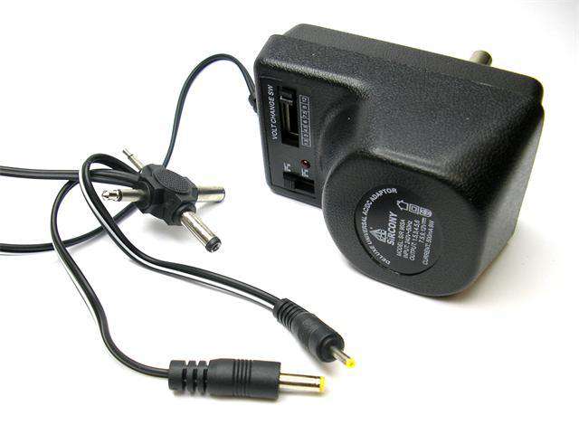 AC/DC ADAPT 500MA-REG BLK - Power Supplies -