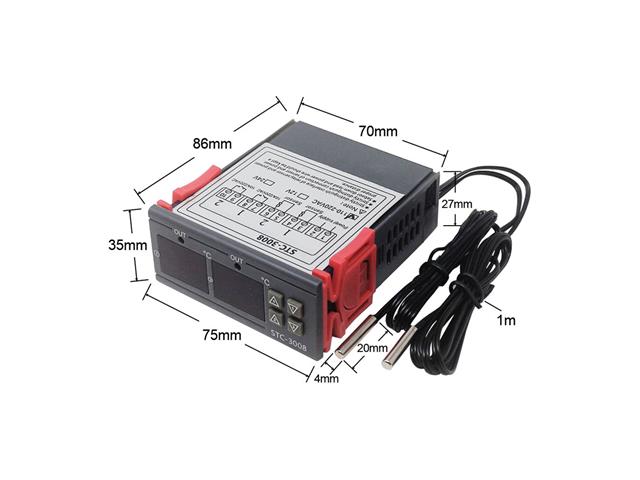 HKD STC-3008 DIGITAL TEMP CONTRO - Sensors -