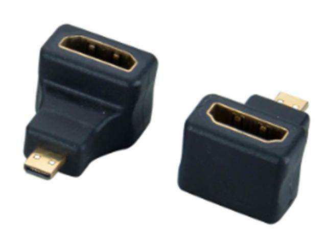 ADAPTOR HDMI F/MICRO MALE 90UP - Computer Connectors -