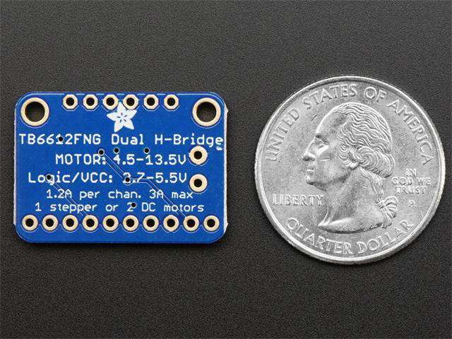 ADF 1.2A DC STEPPER MOTOR DRIVR - Motors, Motor Drivers & Controllers -