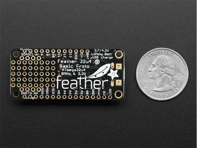 ADF FEATHER 32U4 BASIC PROTO - Breakout boards / Shields / Modules -