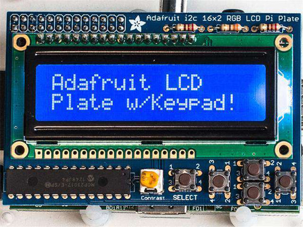 ADF LCD KEYPAD KIT FOR RASPBERRY - Communica [Part No: ADF LCD KEYPAD ...