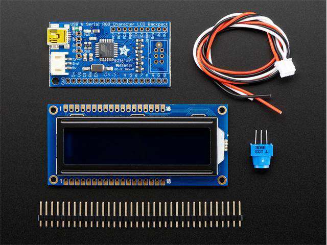 ADF LCD+SERIAL B/PACK KIT RGB/BK - Displays -