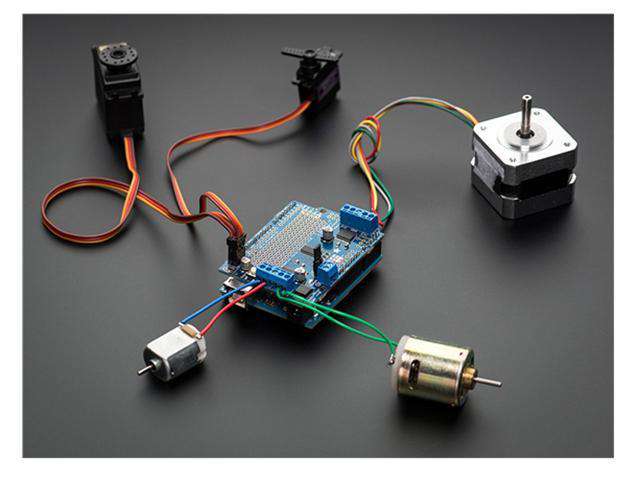 ADF STEPPER/SERVO SHIELD KITV2.3 - Breakout boards / Shields / Modules -