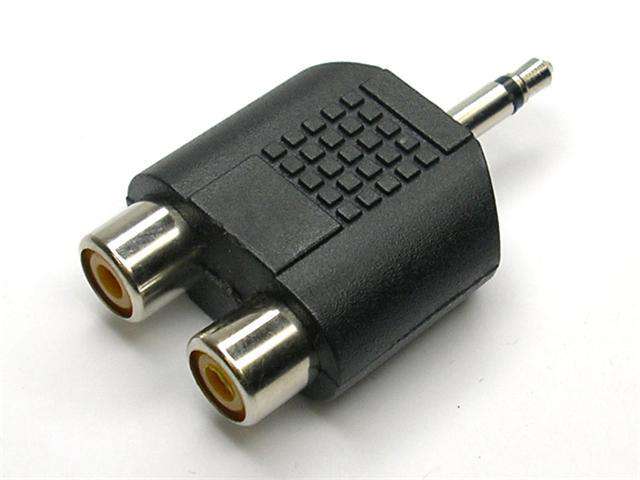 ADPT3,5MPL2XRCAS - Audio Connectors -