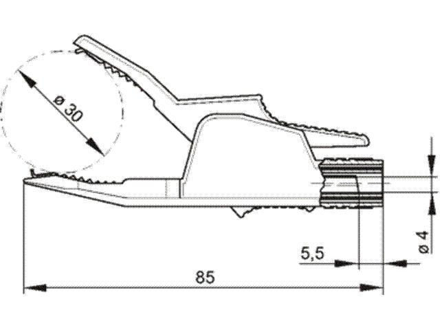 AK2B 2540I BLACK - Test Clips -