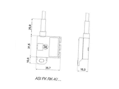ASI FK RK-K/EF4212 PUR034 2M - Circular Connectors -