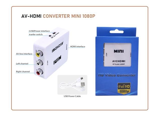 AV-HDMI CONVERTER MINI 1080P - HDMI / VGA / AV Converters -