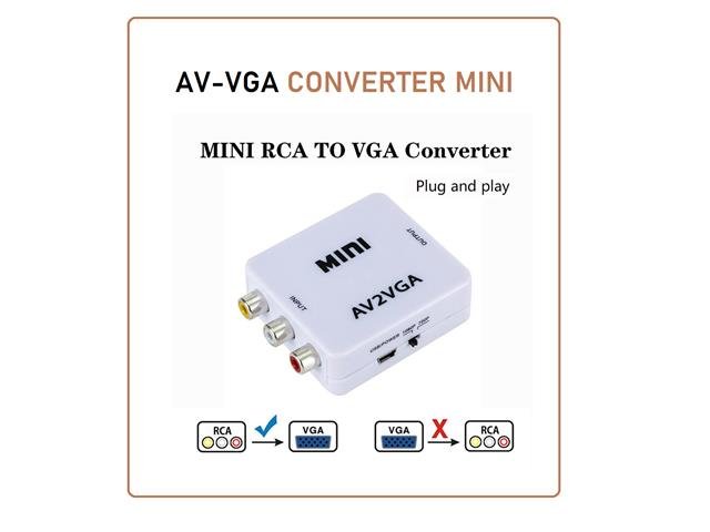 AV-VGA CONVERTER MINI - HDMI / VGA / AV Converters -