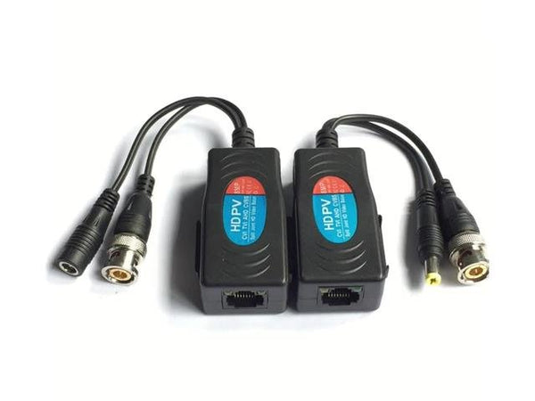 BALUN 1CH 8MP TXRX BNC-RJ45 Communica [Part No: BALUN 1CH 8MP