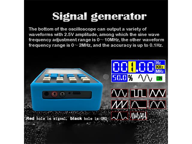 BDD DSO2512G OSC DUAL CH 120MHZ - Oscilloscopes -