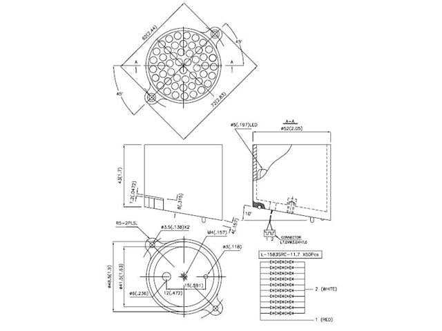 BL0307-50-45 - LED Lamps -
