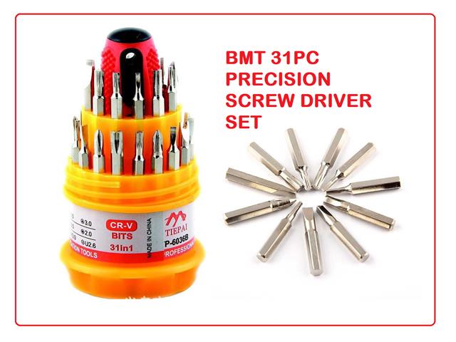 BMT 31PC PRECISION SCREW DRIVERS - Screwdrivers, Nut Drivers & Socket Drivers -