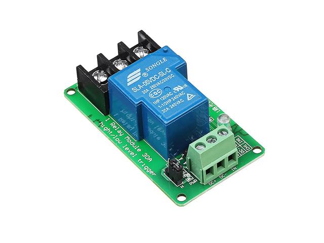 BMT RELAY BOARD 1CH 5V 30A H/DUT - Relay Boards - HKD HKD RELAY BOARD 1CH 5V 30A H/DUT