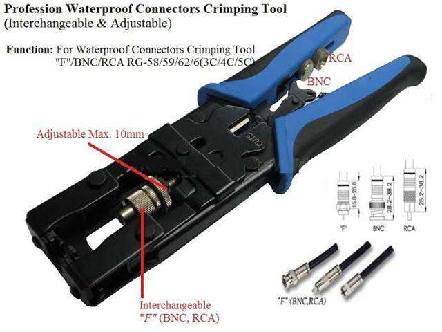 BNC COMPRESSION CRIMPER - Crimpers -