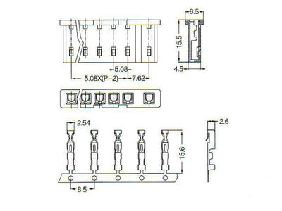 BS95-8E - PCB Connectors -