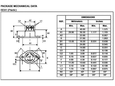 BTA40-600B - Thyristors -