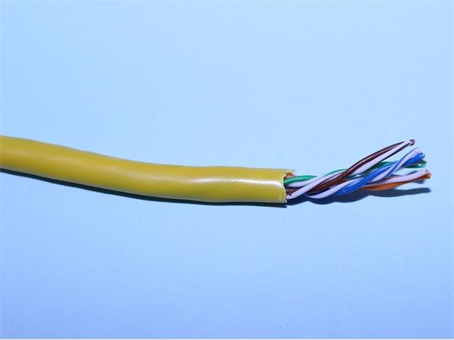 CAB04PR UTP SOLID COPPER YL - UTP / FTP Cable -