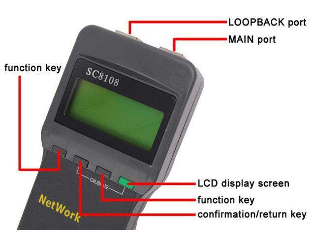 CABLE TESTER SC8108 - LAN/Telecom/Cable Testing -