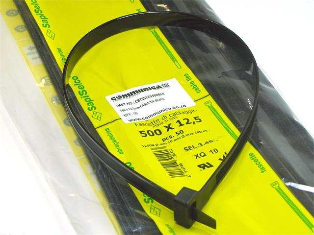 CBTSS125500BLK - Cable Fasteners & Fixings -