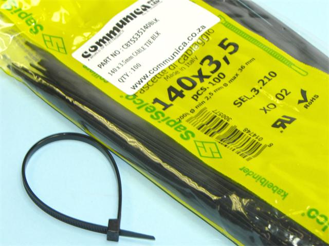 CBTSS35140BLK - Cable Fasteners & Fixings -