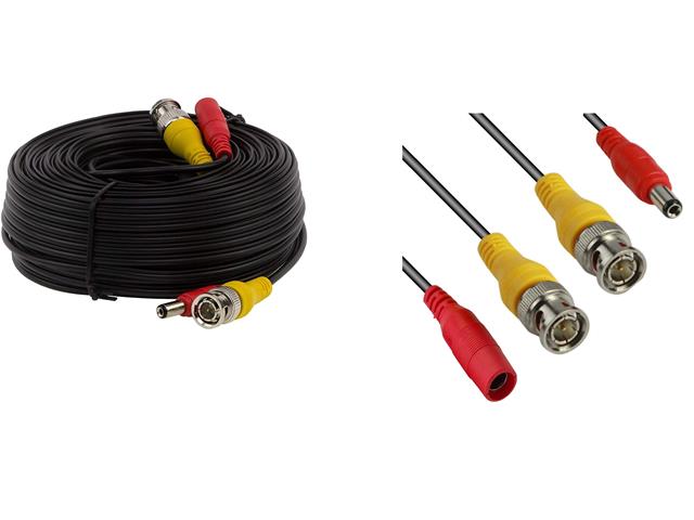 CCTV CABLE AHD4.0 BNC+DC 20M - CCTV Leads -