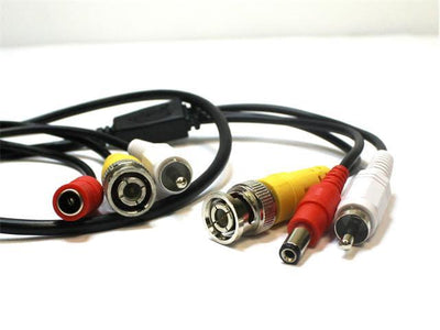 CCTV CABLE WITH AUDIO 20M - CCTV Leads -